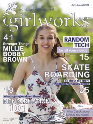cover image of girlworks magazine July / Aug 2021